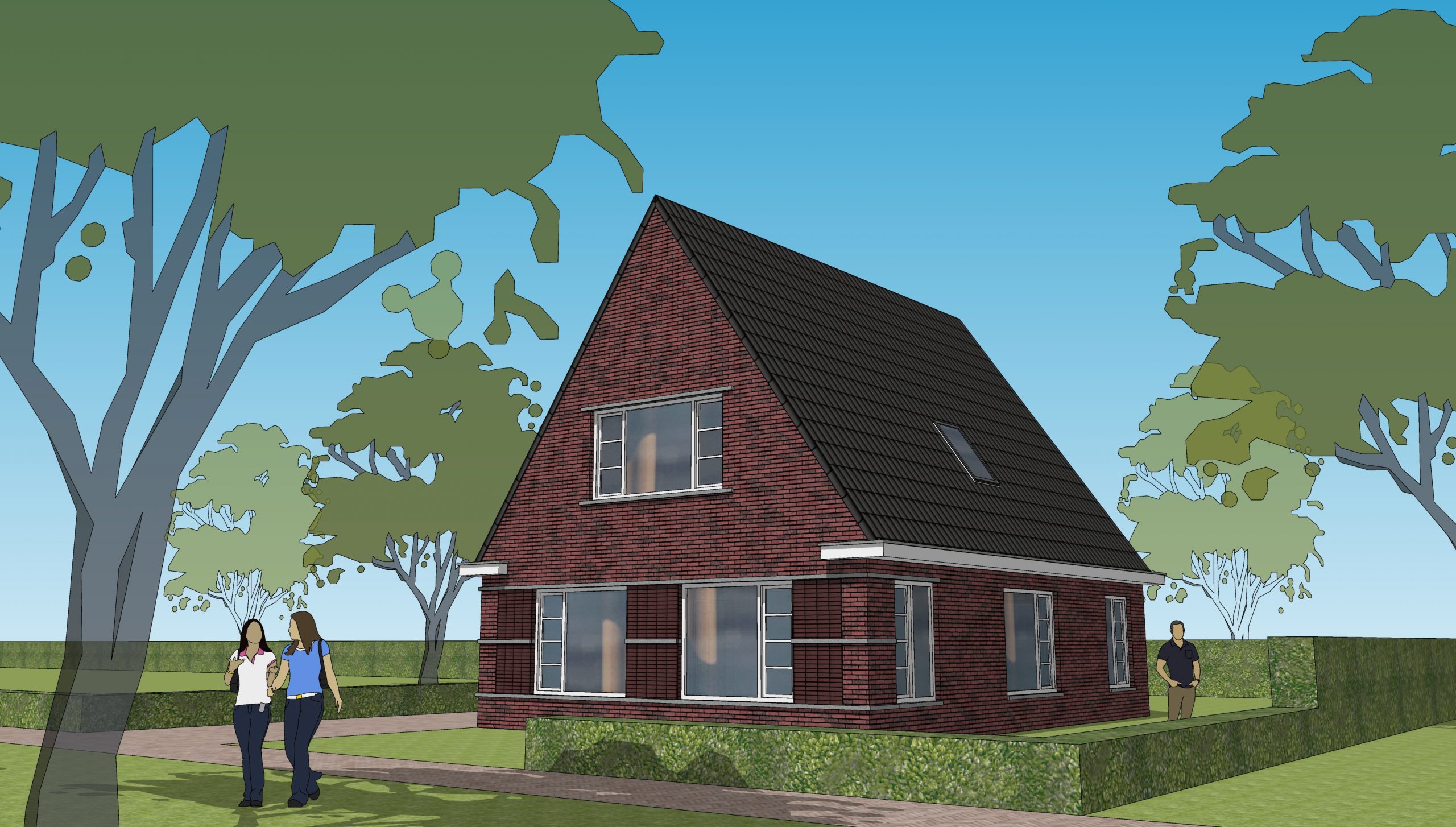 plattegrond schuurwoning Kit